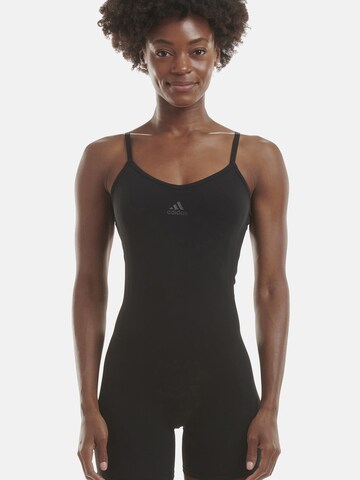 ADIDAS SPORTSWEAR Athletic Bodysuit 'BOY LEG' in Black: front