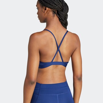 ADIDAS PERFORMANCE Bralette Sports bra 'Aeroreact' in Blue