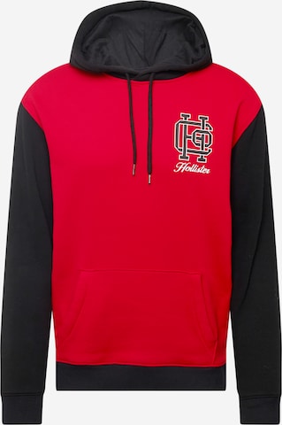 HOLLISTER Sweatshirt in Red: front