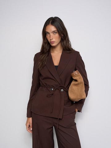 Salsa Jeans Blazer in Brown: front