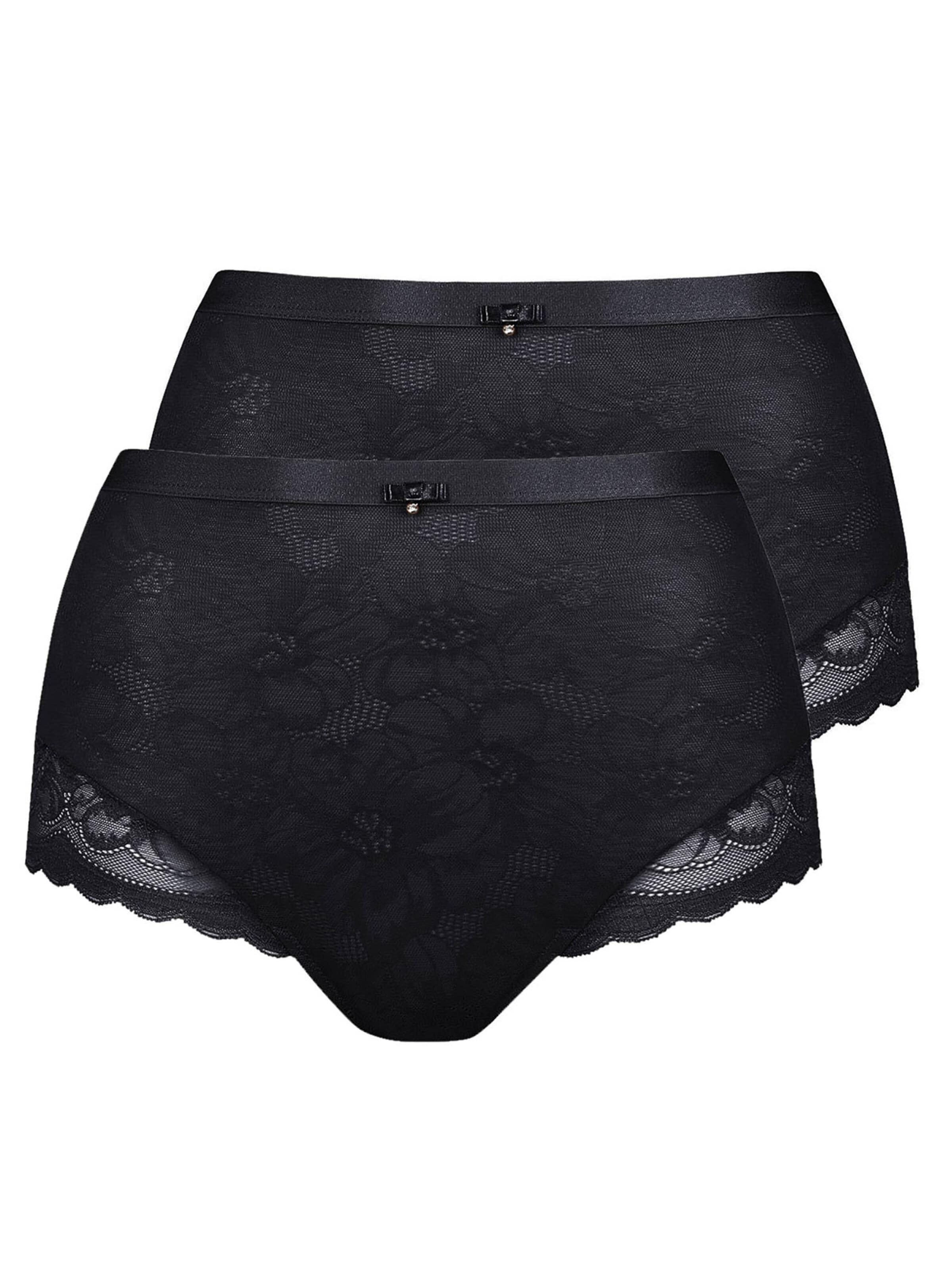 Lisca Panty 'Evelyn' in Black: front