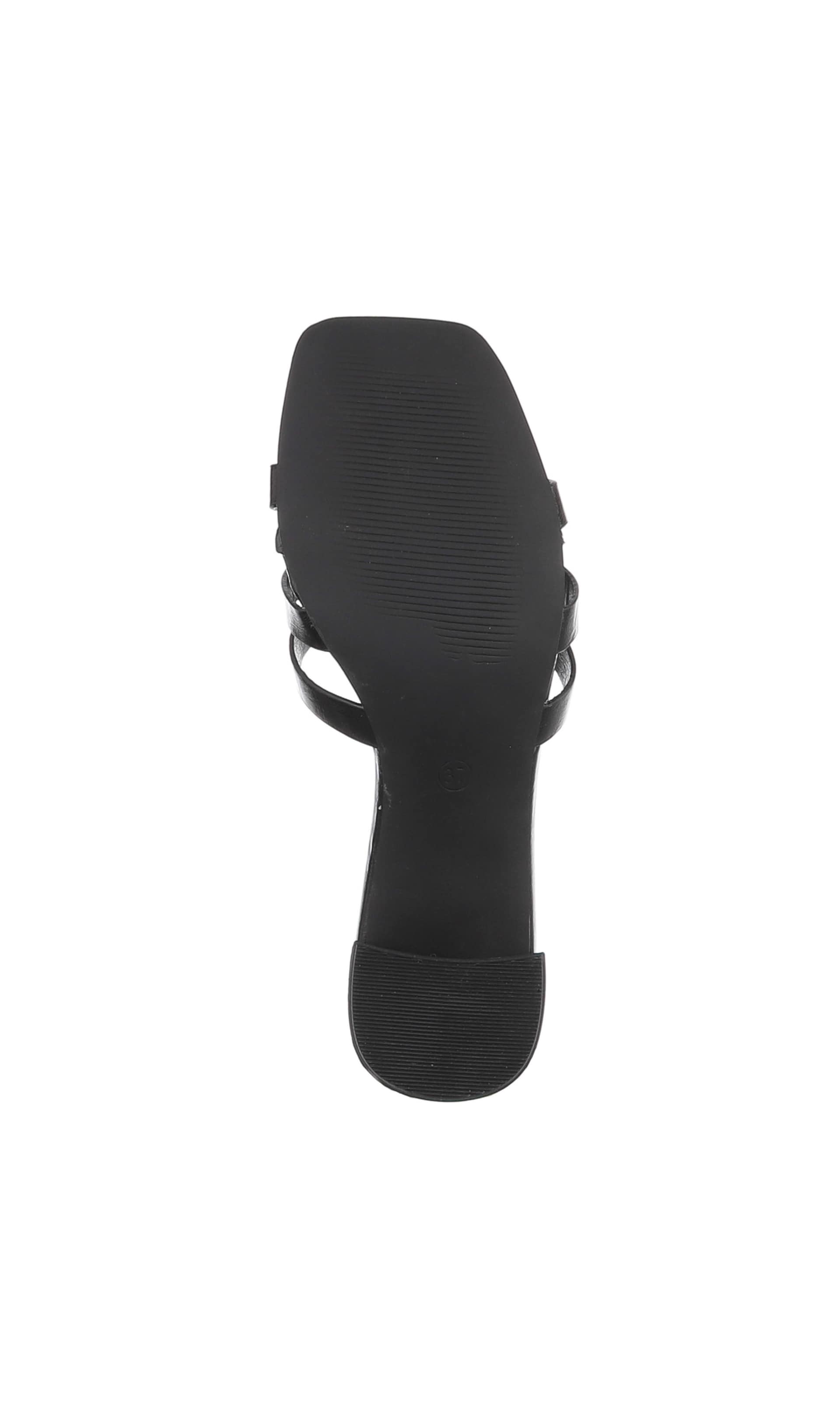 Ital-Design Pantolette in Schwarz
