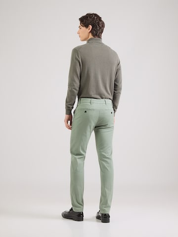 Lindbergh Slimfit Chinohousut 'Superflex' värissä vihreä