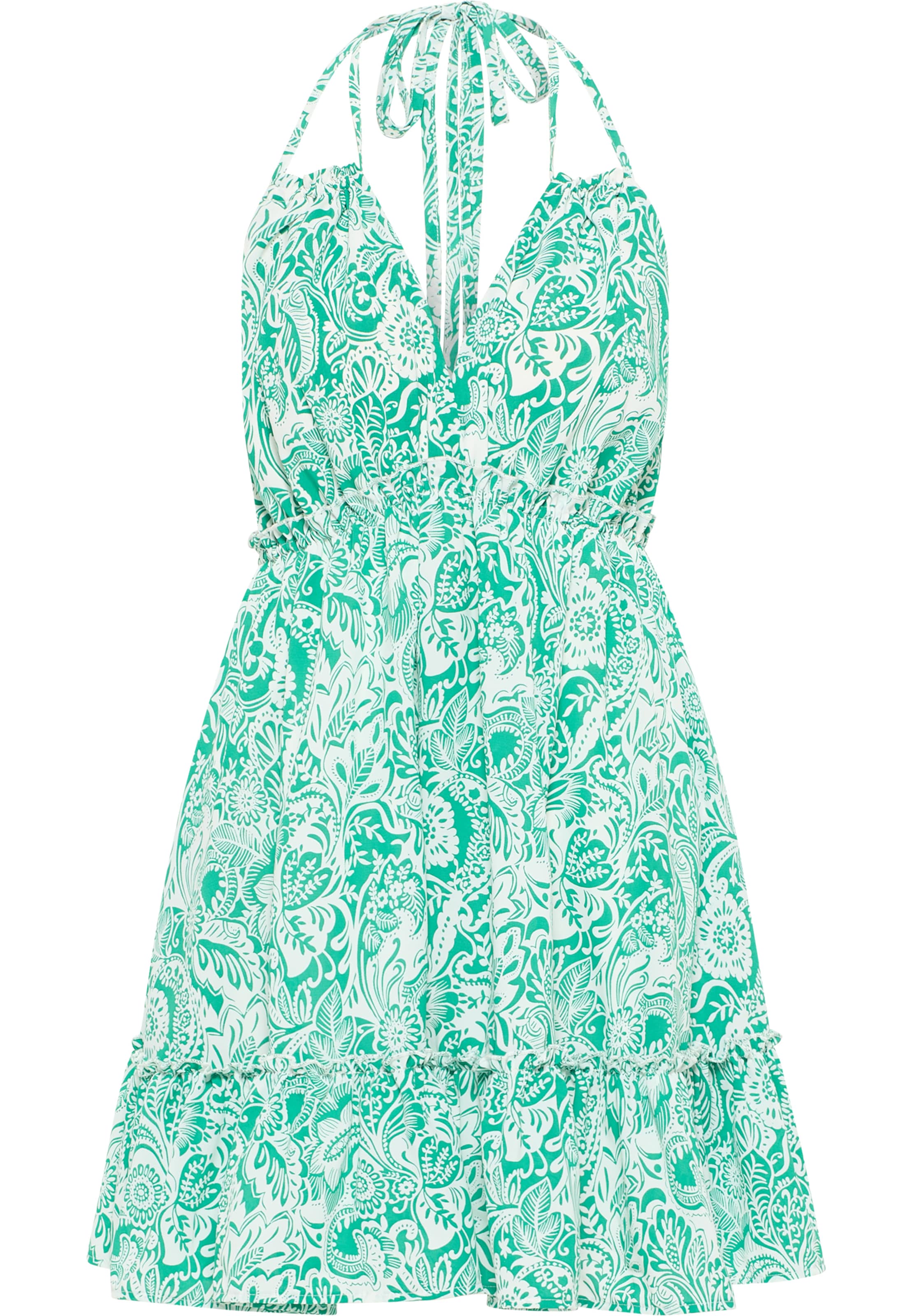 IZIA Letné šaty - Zelená: predná strana