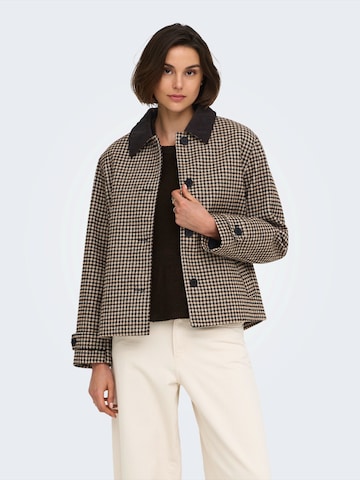 JDY Between-season jacket 'JDYValerie' in Brown: front
