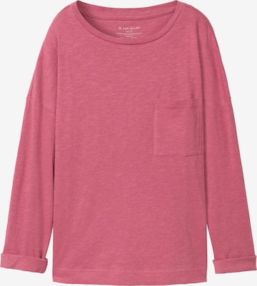 TOM TAILOR Shirt in Pink: front