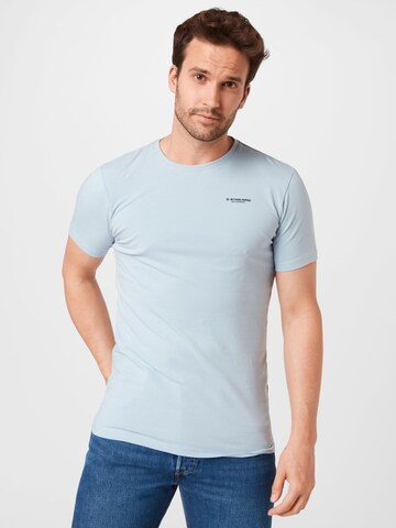 G-Star RAW Shirt in Blauw: voorkant