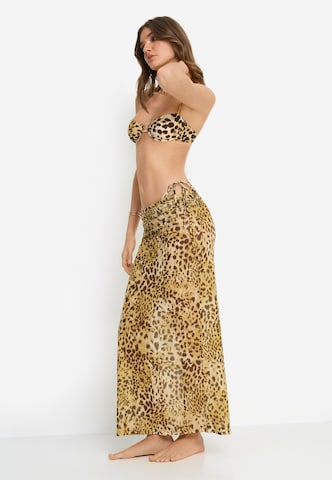 smėlio LSCN by LASCANA Sijonas