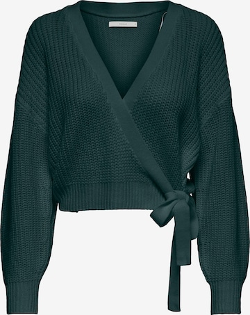 Cardigan 'Breda' ONLY en vert : devant