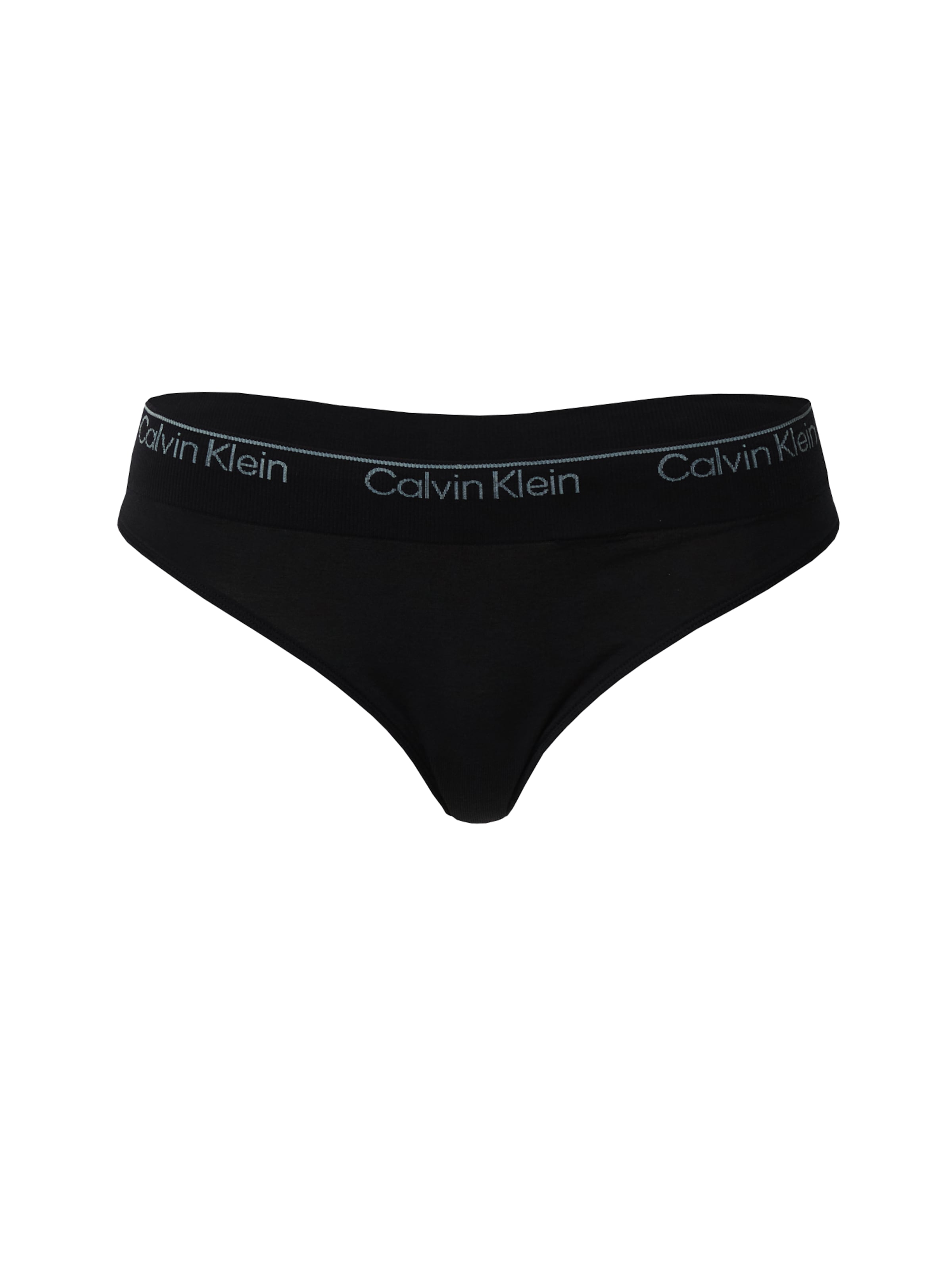 Calvin Klein Underwear Tanga – černá: přední strana