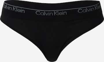 Calvin Klein Underwear - Tanga em preto: frente