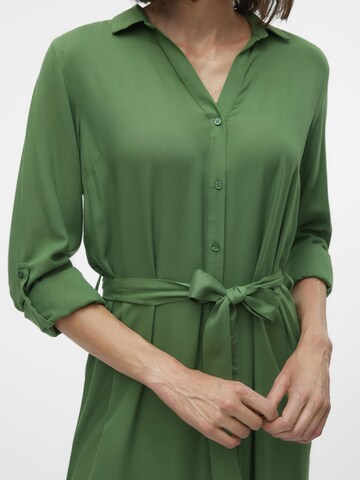 VERO MODA Shirt dress ' BUMPY ' in Green