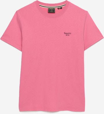 Superdry & Co Shirt 'Essential' in Pink: front