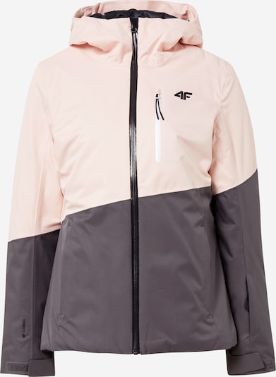 4F Sportjacke in dunkelgrau / hellpink, Produktansicht