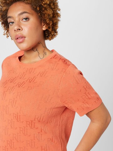 Lauren Ralph Lauren Plus Pullover 'JAMYZAH' in Orange