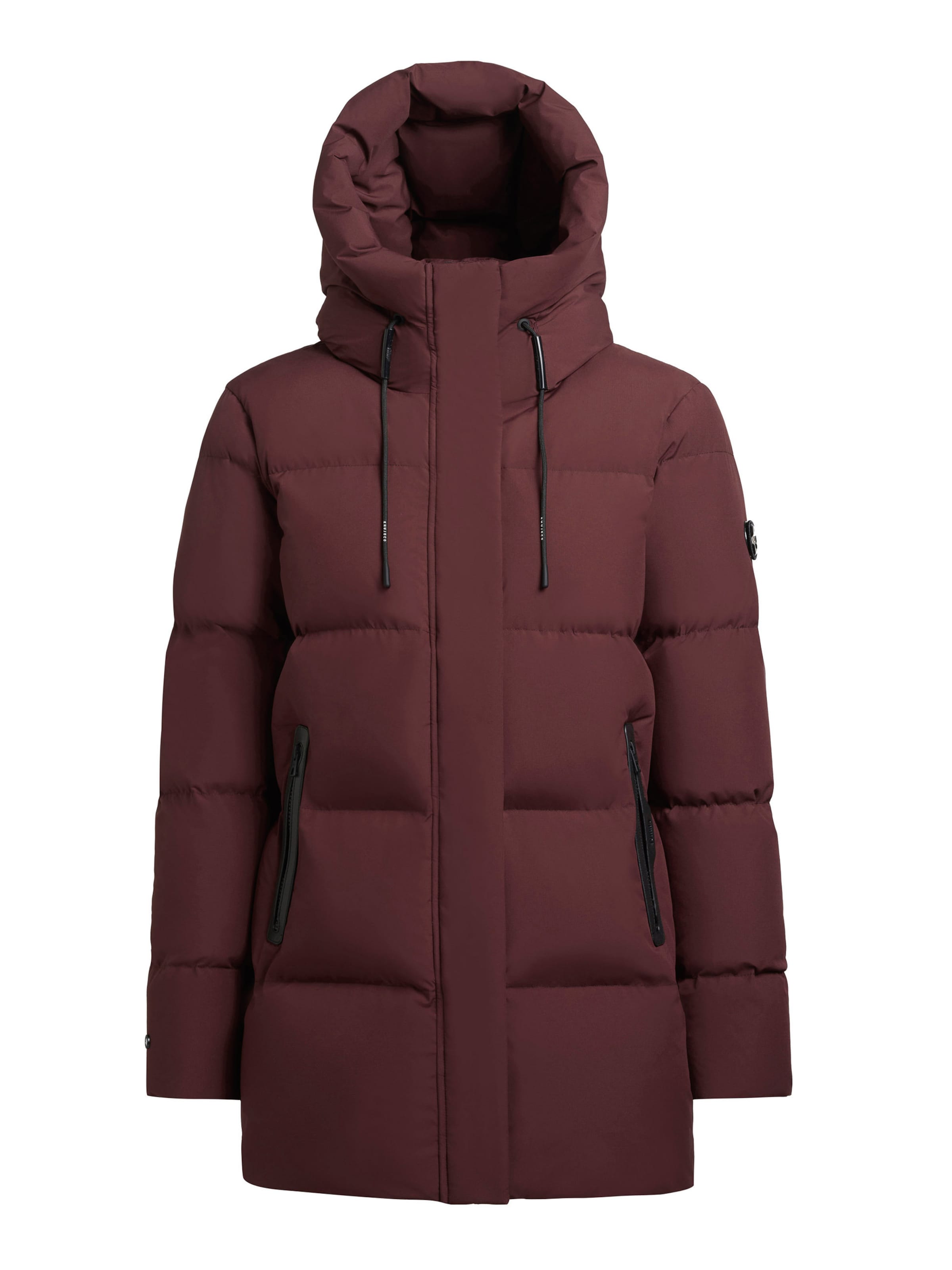 khujo Winterjas 'Drown' in Rood: voorkant