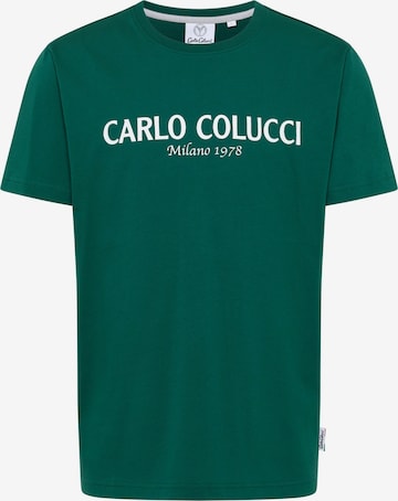 Carlo Colucci Shirt 'Di Comun' in Grün: Vorderseite