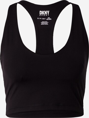 DKNY Performance Sports bra in Black: front