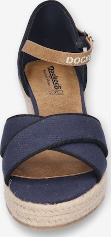 Dockers by Gerli Sandalen met riem in Blauw