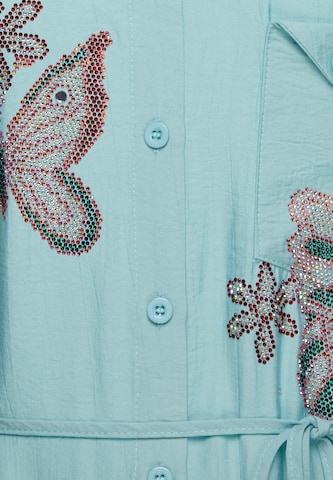 faina Shirt dress 'Glow' in Blue