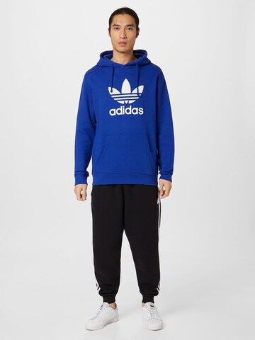 ADIDAS ORIGINALS Sweatshirt 'Adicolor Classics Trefoil' in Blauw