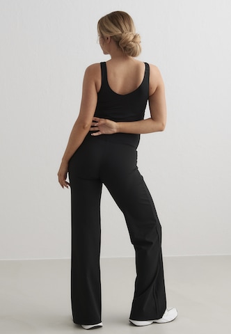 Wide Leg Pantalon Aim'n en noir