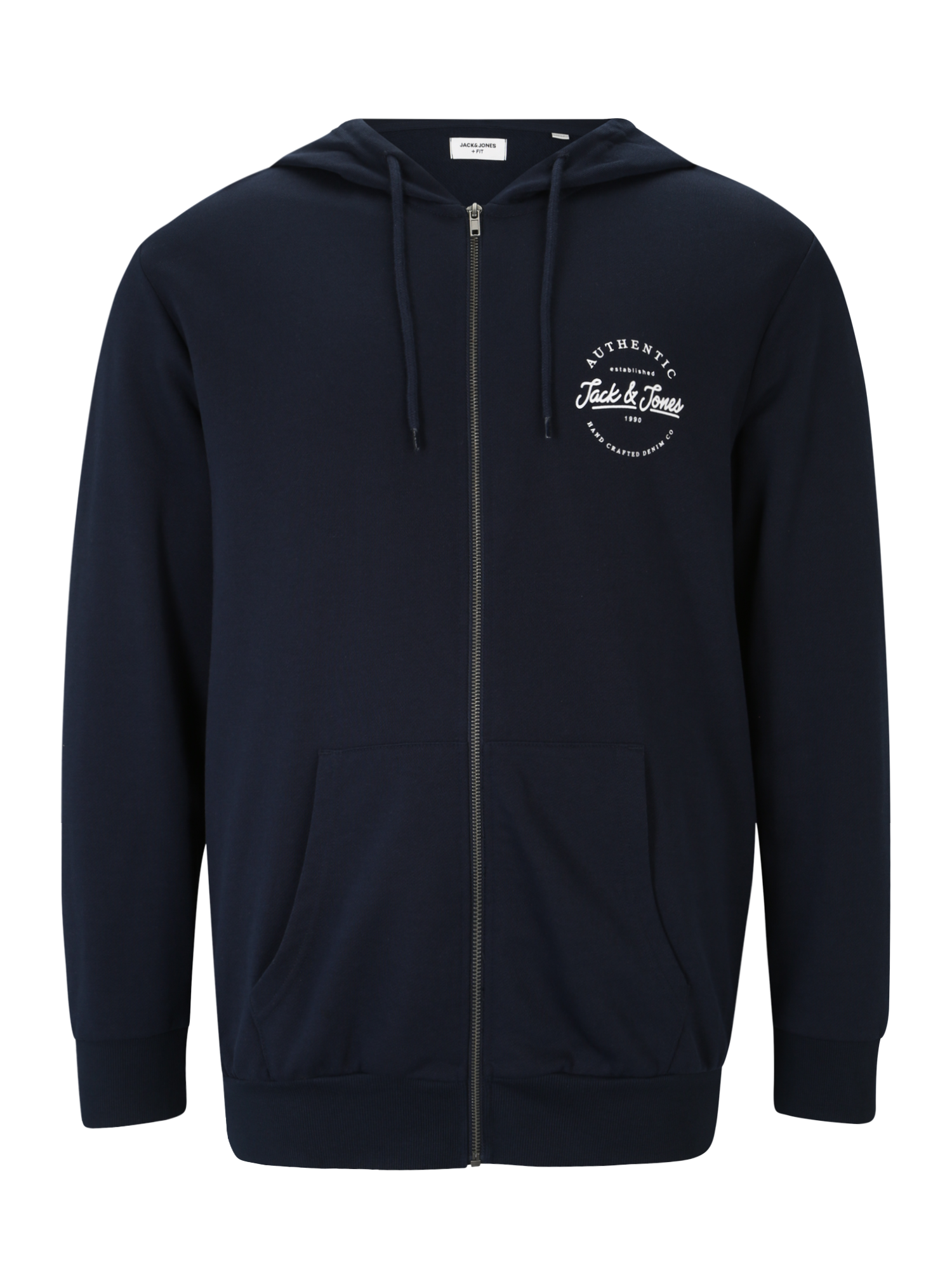 Taglie comode bsgOD Jack & Jones Plus Giacca di felpa DUSTY in Navy Taglie comode bsgOD Jack & Jones Plus Giacca di felpa DUSTY in Navy