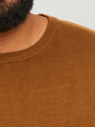 Jack & Jones Plus Pullover in Braun