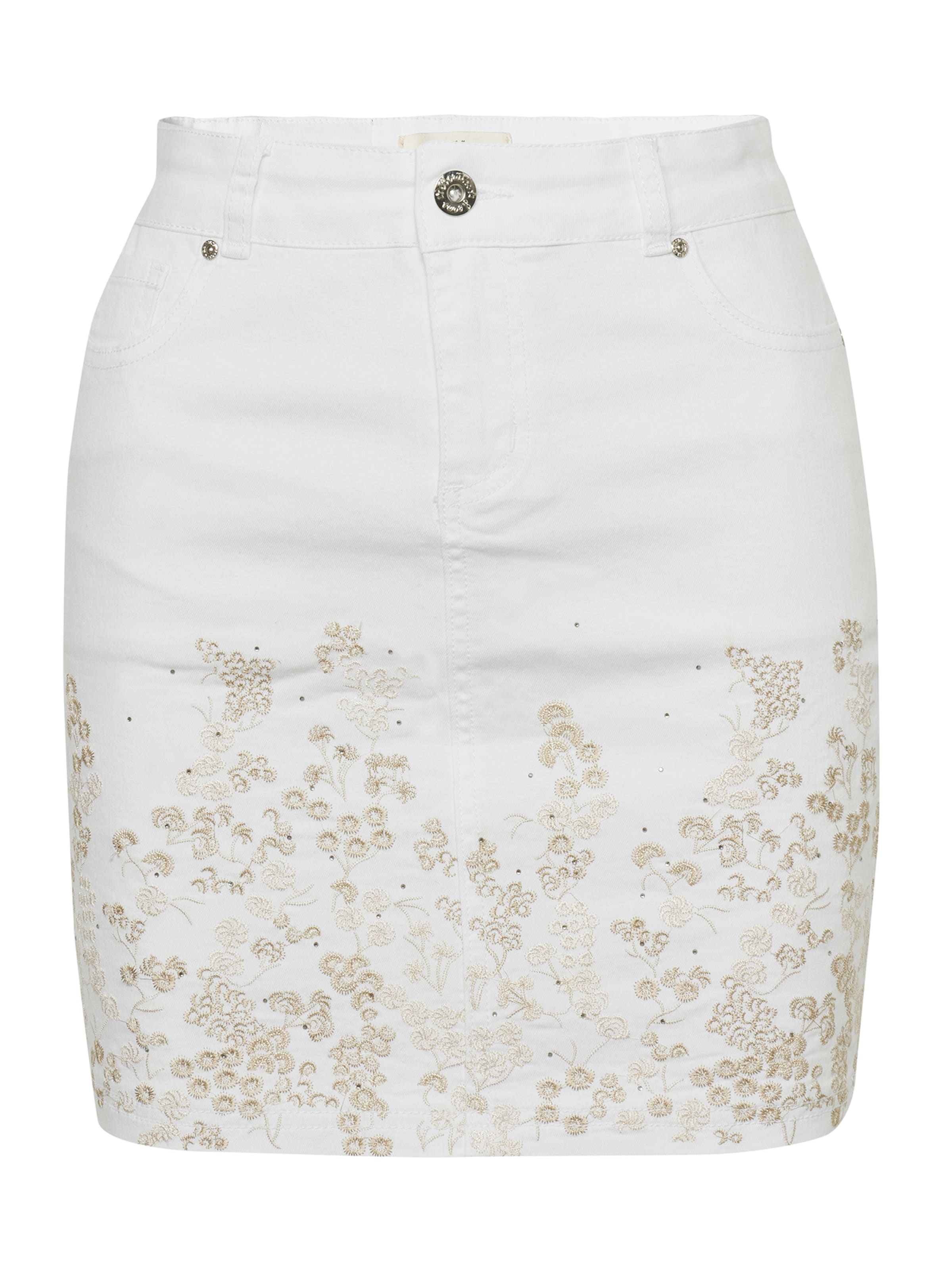 Jupe KOROSHI en blanc : devant