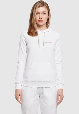 Merchcode Sweatshirt 'Douceur Florale' in White