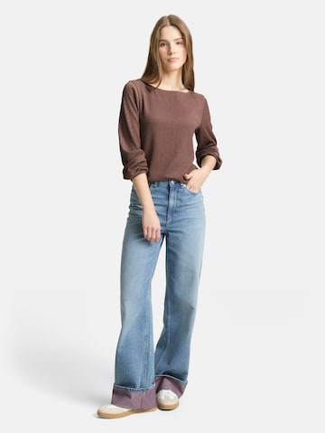 TOM TAILOR DENIM Shirt in Bruin