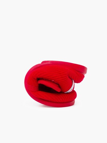 Pisamonas - Zapatillas de casa en rojo