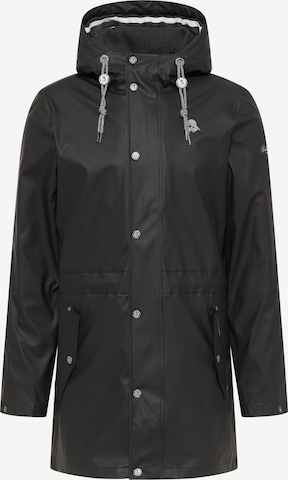 Schmuddelwedda Between-Seasons Parka in Black: front