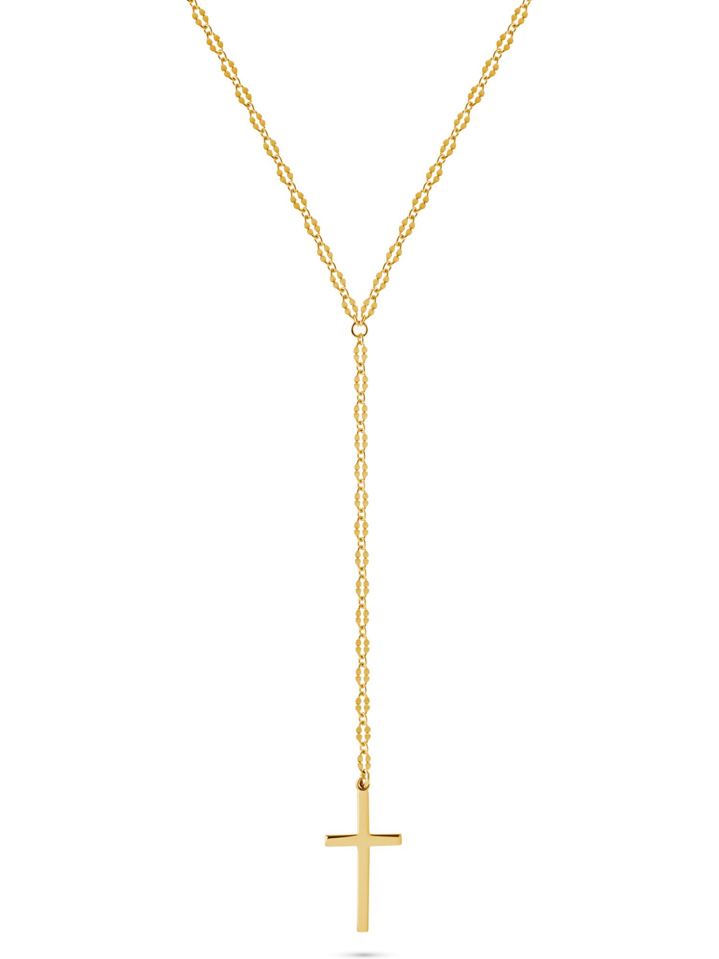 CHRIST Necklace in Gold: front