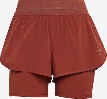 Skinny Pantalon de sport ADIDAS BY STELLA MCCARTNEY en marron : devant