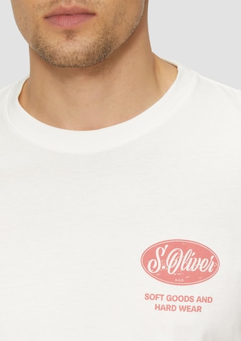 s.Oliver T-Shirt in Weiß