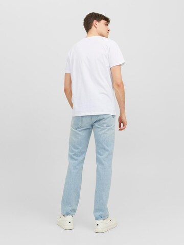 JACK & JONES T-Shirt 'Nelson' in Weiß