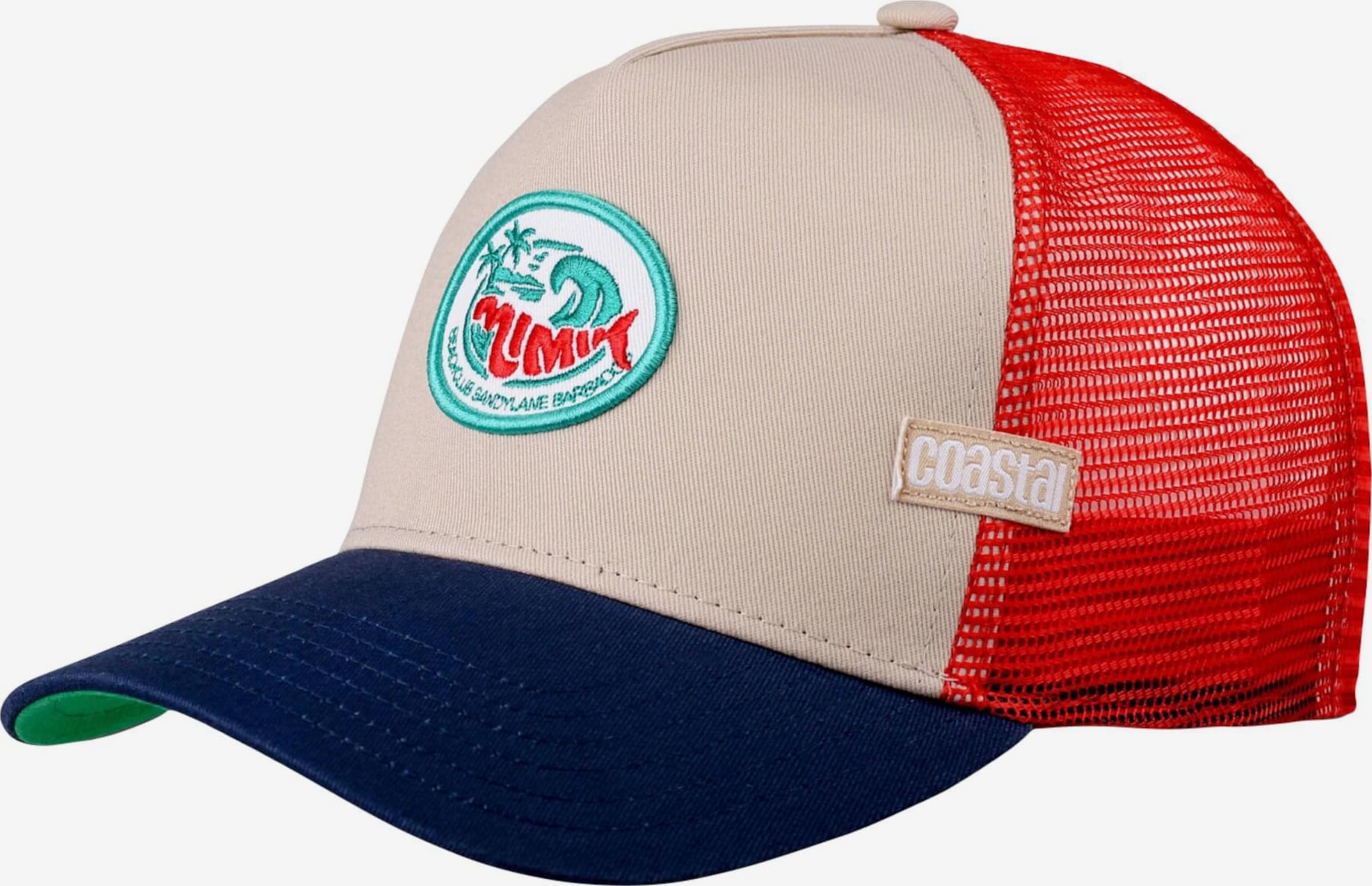 Coastal Cappellino Da Baseball Uomo - 60% Cotone 40% Poliestere - Visiera Curva E Chiusura Regolabile