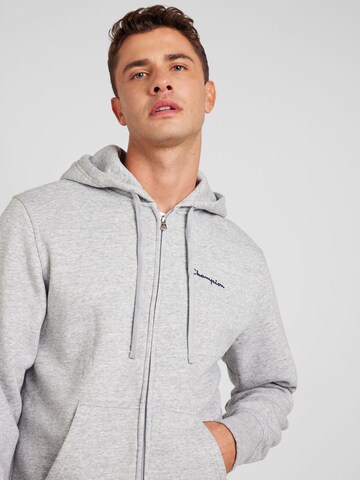 Giacca di felpa di Champion Authentic Athletic Apparel in grigio