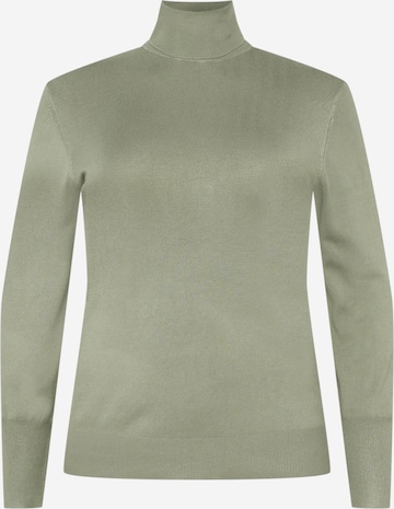 ONLY Carmakoma Sweater 'VENICE' in Green: front