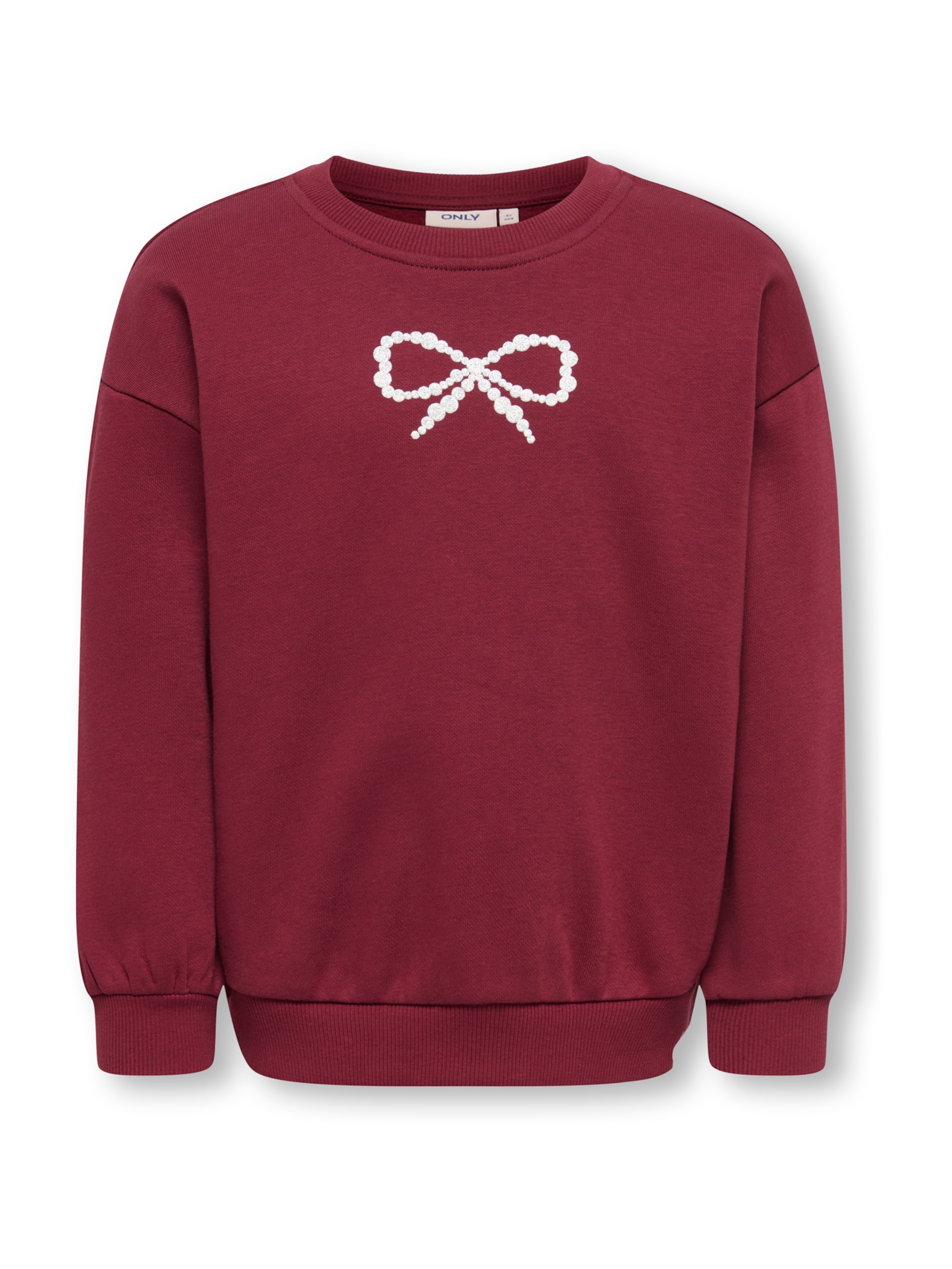 Bluză de molton 'KMGKATE' de la Only Mini pe roșu: față