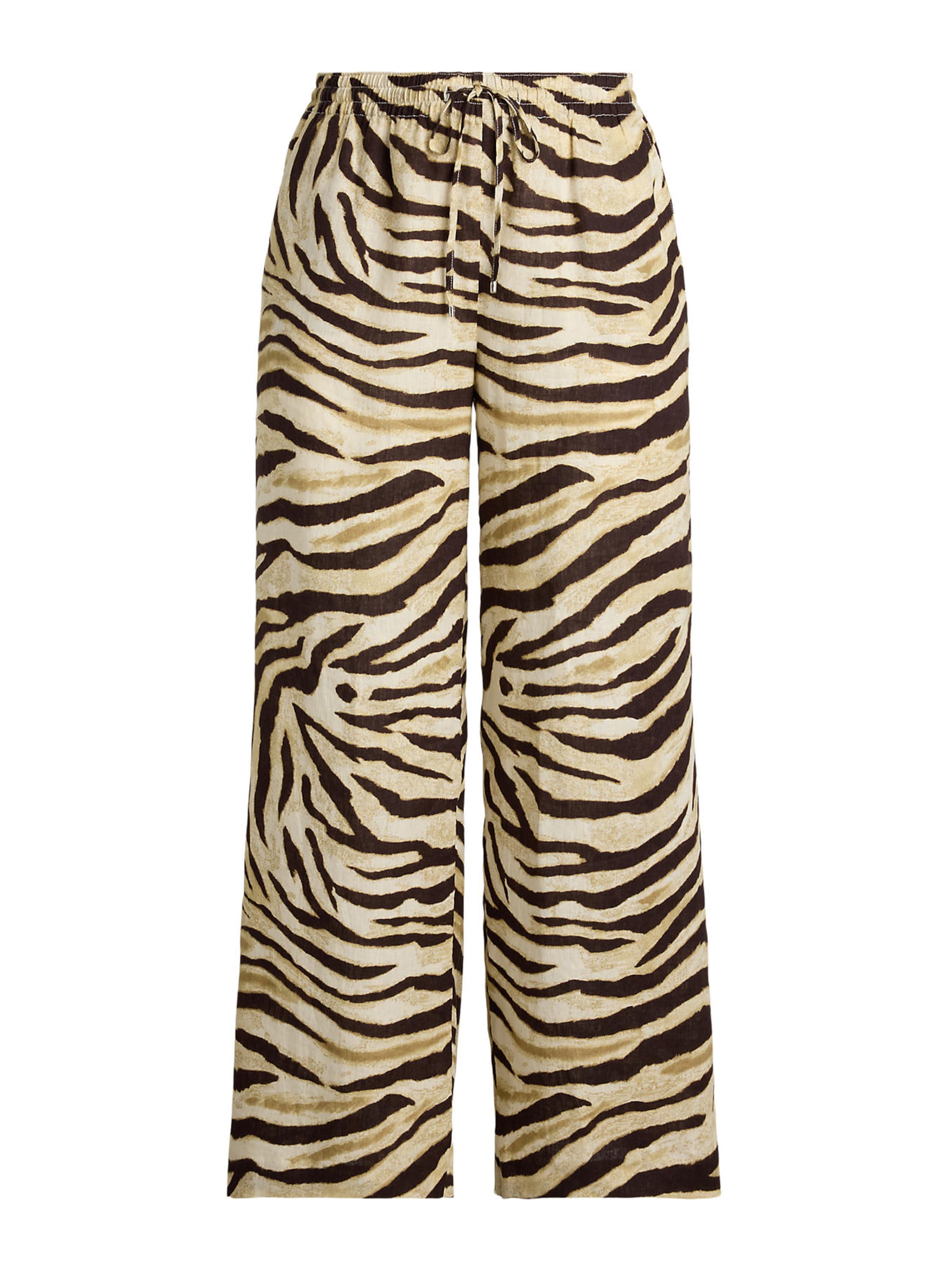 Lauren Ralph Lauren Plus Regular Broek &#x27;Ziakash&#x27; in Bruin: voorkant