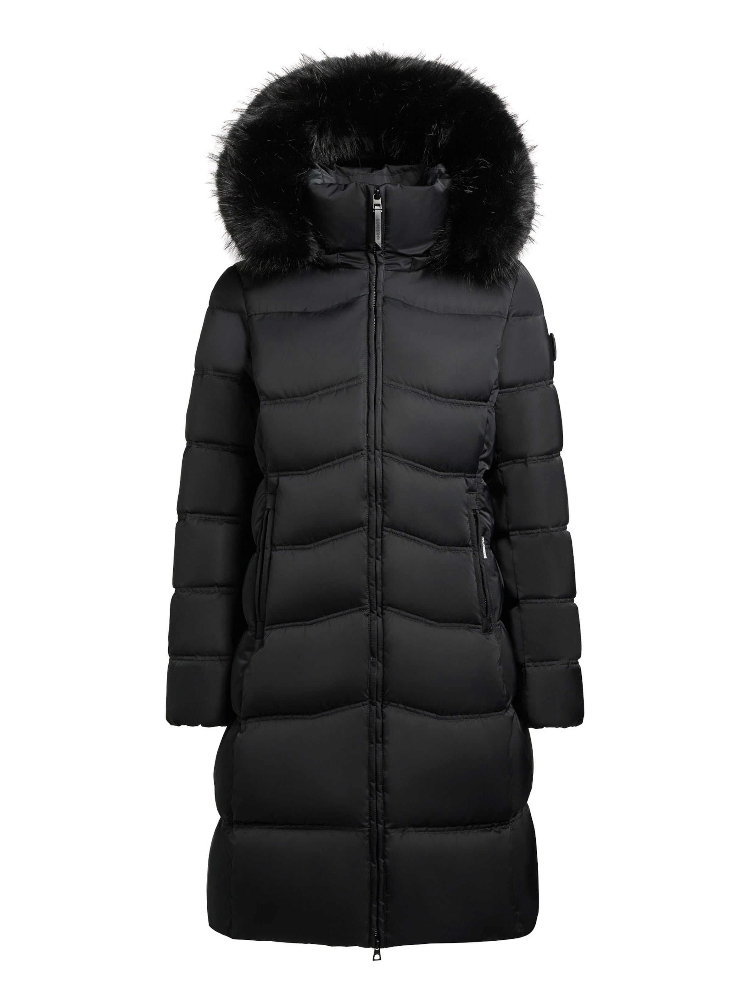 khujo Wintermantel  'Akkie' in Grau: Vorderseite