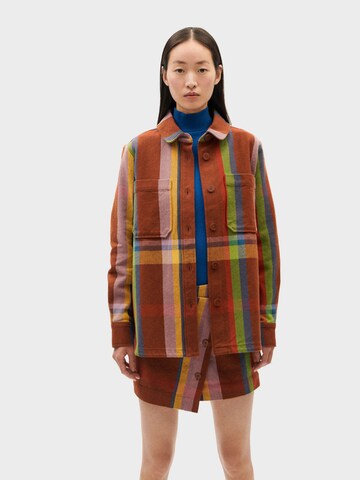 Camicia da donna 'Norita' di Thinking MU in marrone: frontale