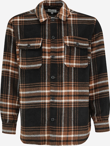 Comfort fit Camicia 'JJEBradley Ollie' di Jack & Jones Plus in marrone: frontale