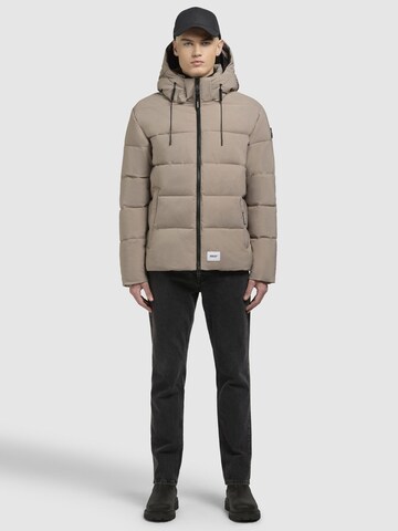khujo Wintermantel in Beige