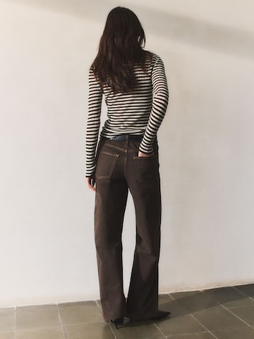 Bhoem Wide Leg Jeans in Braun