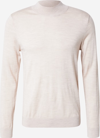Pull-over 'Tray' SELECTED en beige : devant