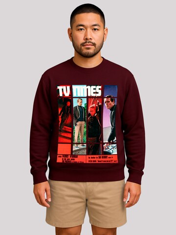 Sweat-shirt 'TV Times Patrick McGoohan The Prisoner 1967 Cover' F4NT4STIC en marron