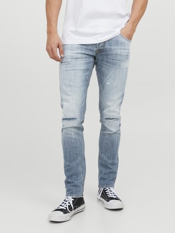 JACK & JONES Слим Джинсы 'Glenn Cole' в Синий: спереди